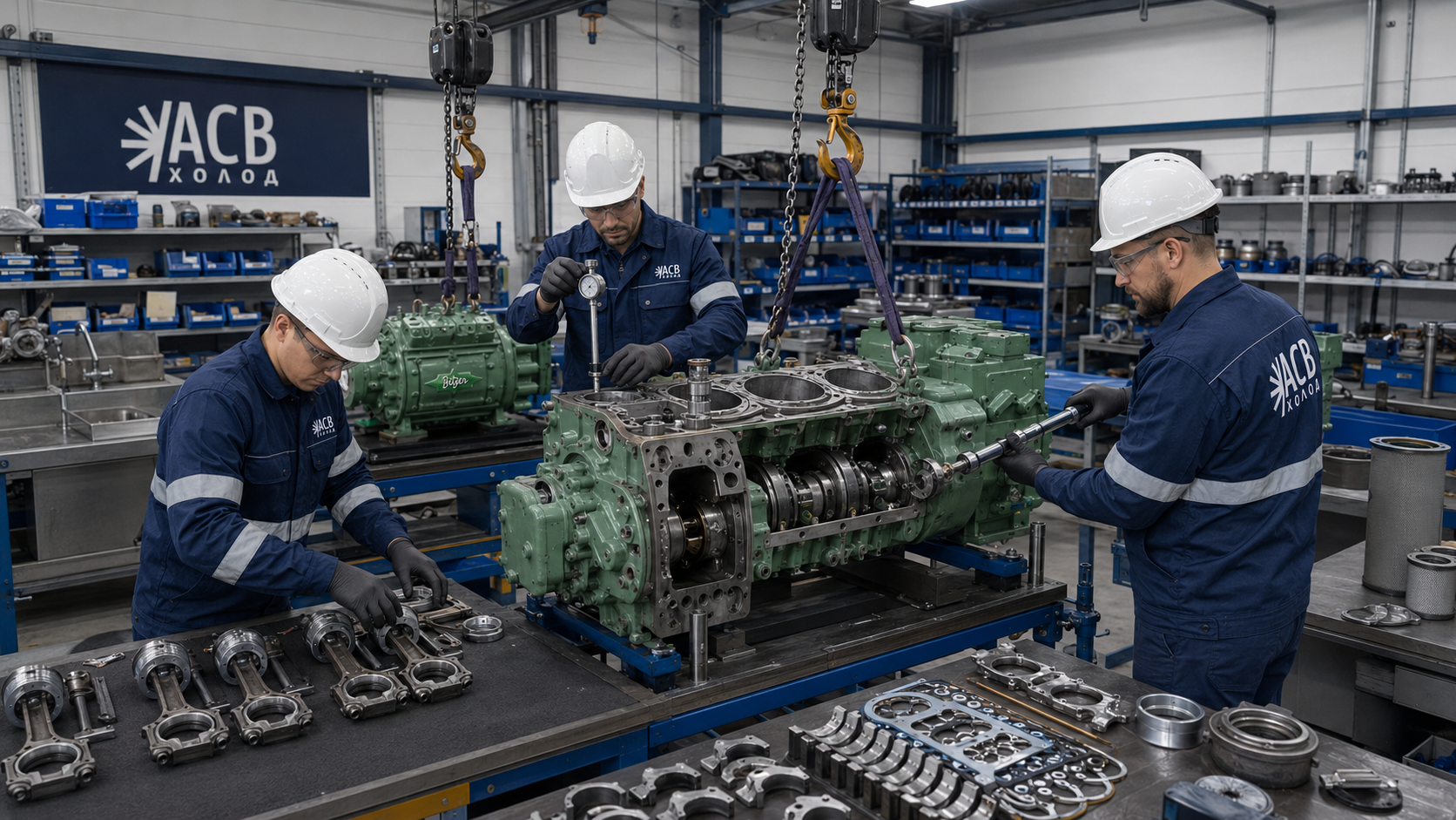 Ремонт компрессора BITZER