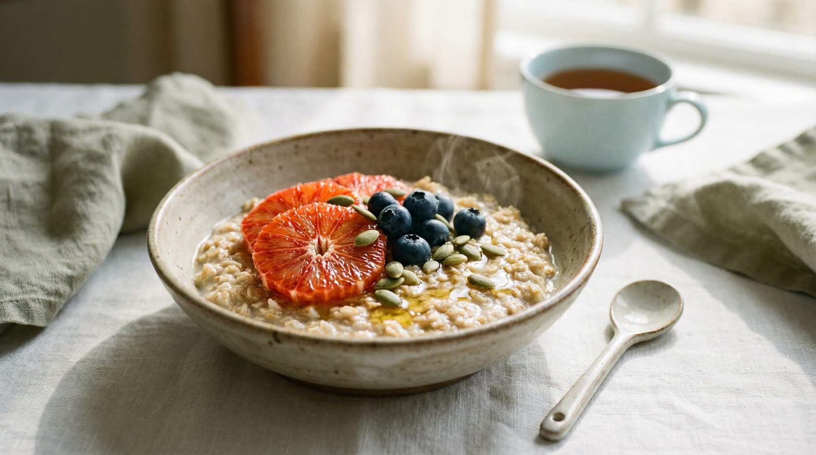 Овсянка из цельных хлопьев