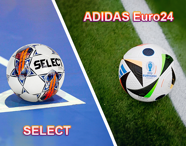 Футбольные мячи Adidas Euro24 и Select