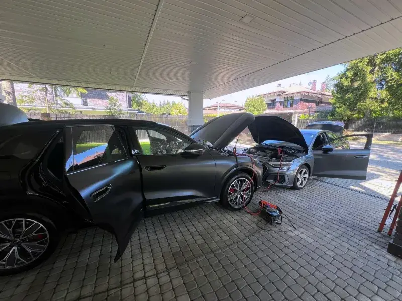 Проверка давления масла Audi