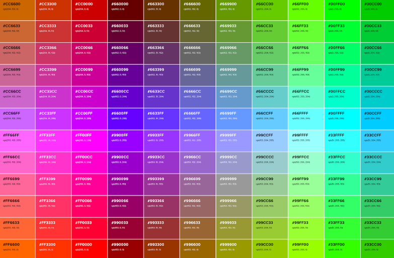 Color hex code