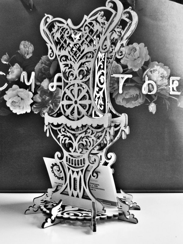 Ваза из фанеры