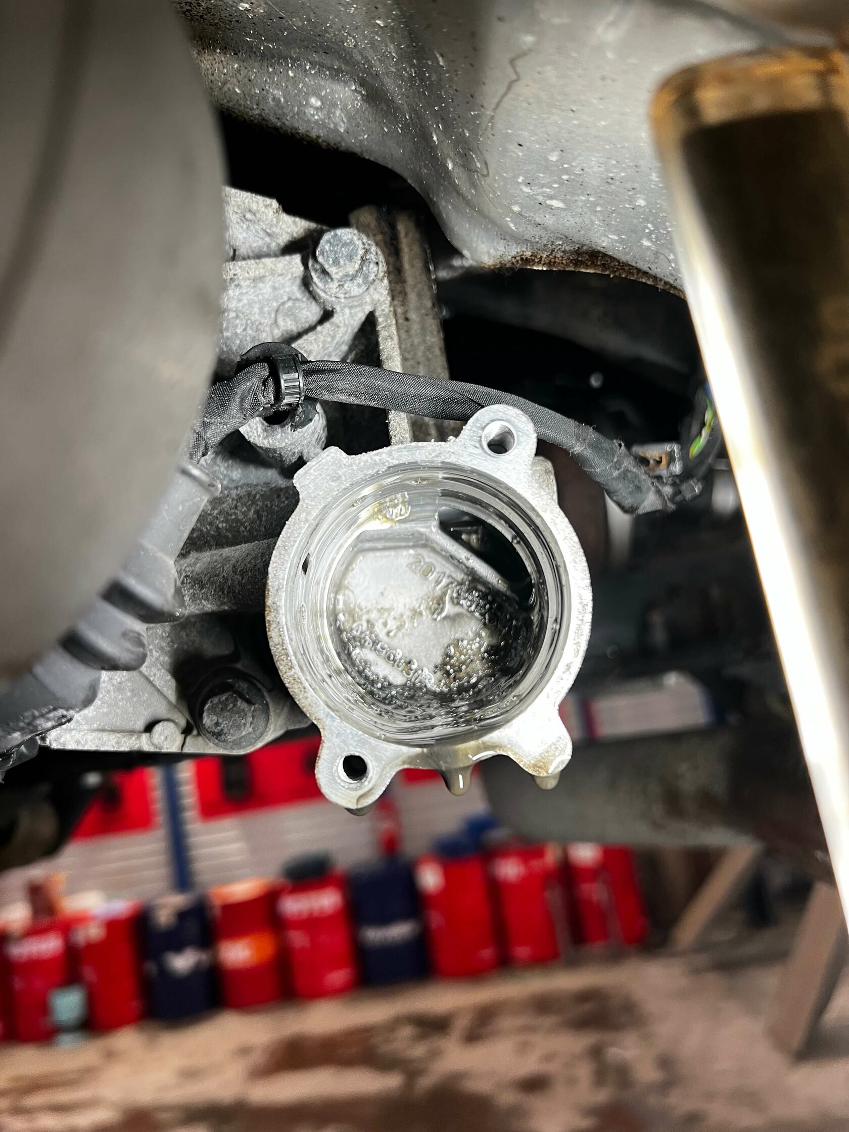 Состояние отсека насоса Haldex