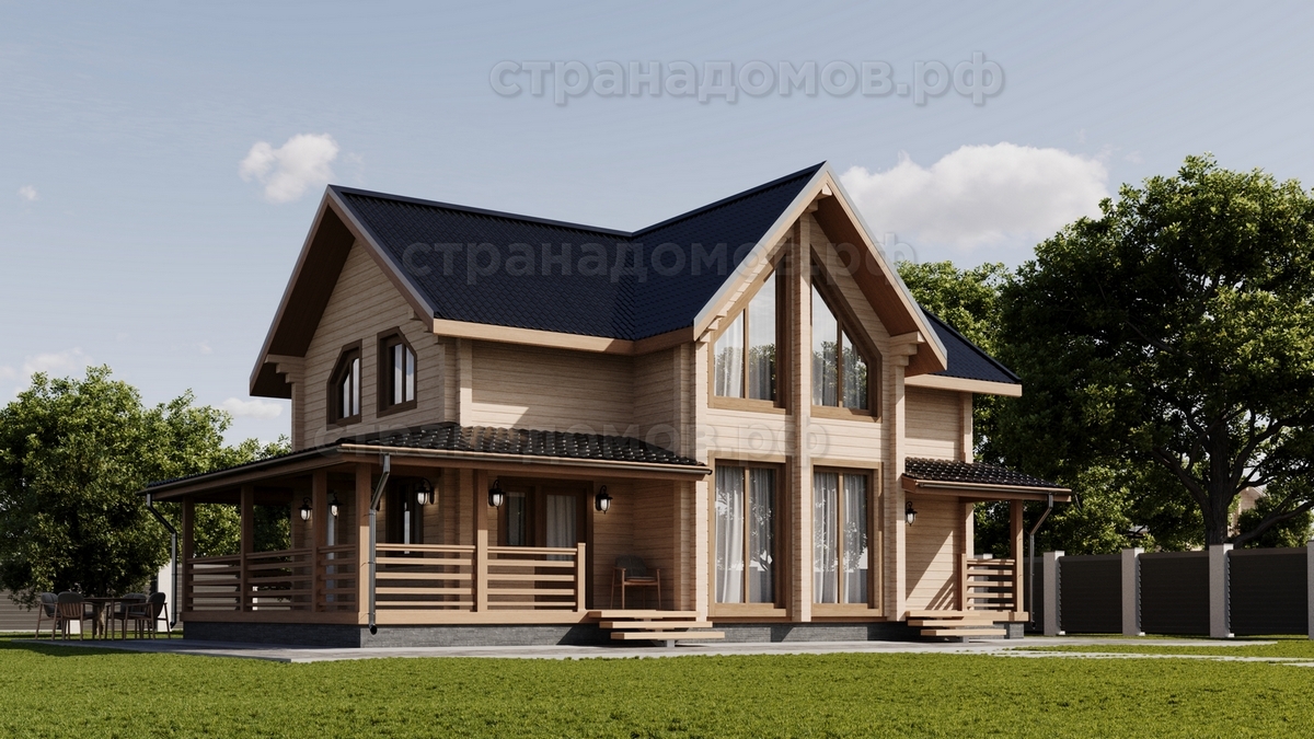 Каталог проектов домов из бруса