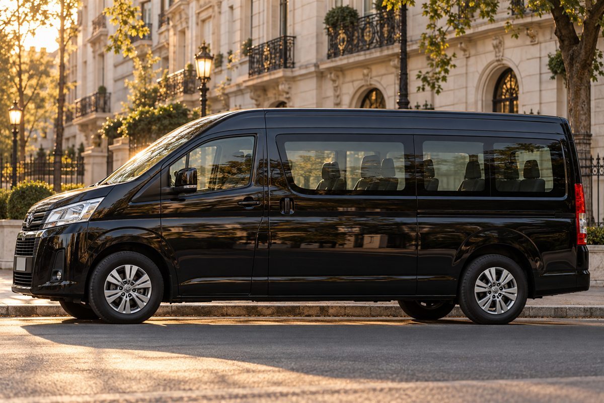 Toyota Hiace 2.8 Wagon AT6 2023 — чёрный, фото 2