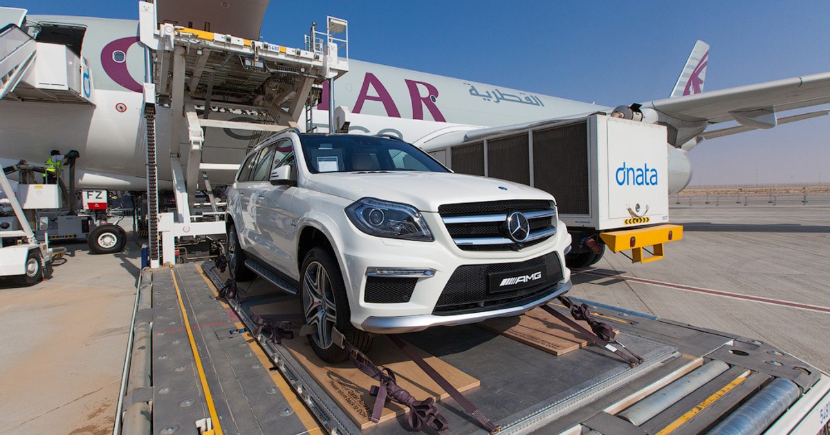 Авиационная доставка автомобиля из ОАЭ