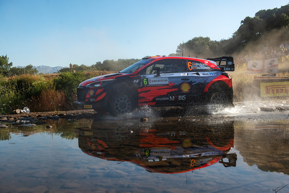 Дани Сордо и Борха Росада, Hyundai i20 Coupe WRC, ралли Сардиния 2021