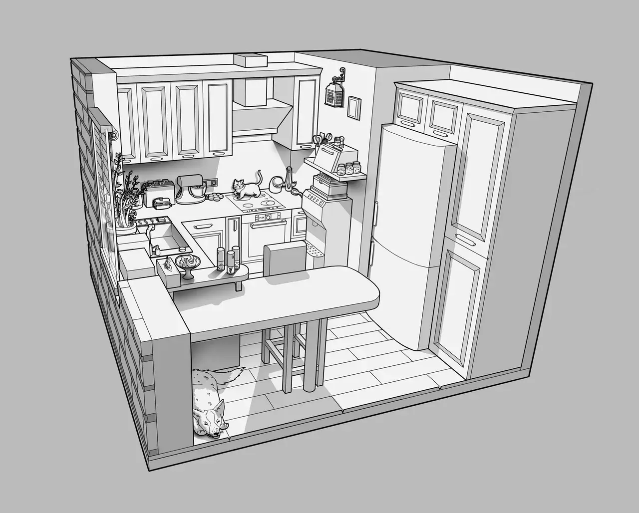 Работа студента NewArtSchool — пример 8