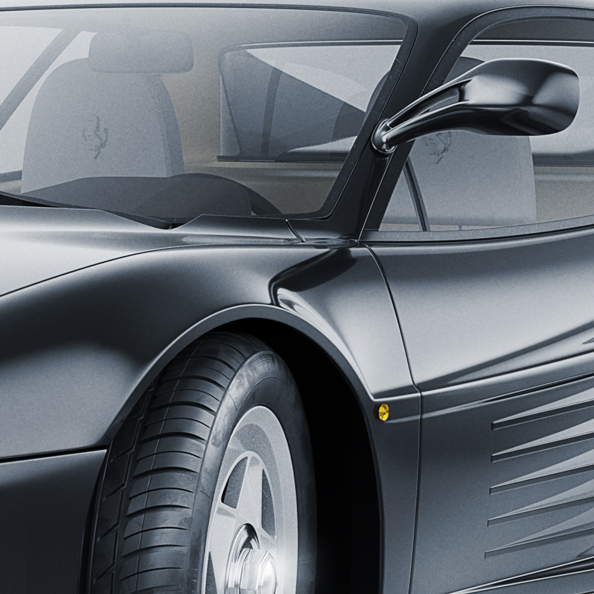 Ferrari Testarossa Black