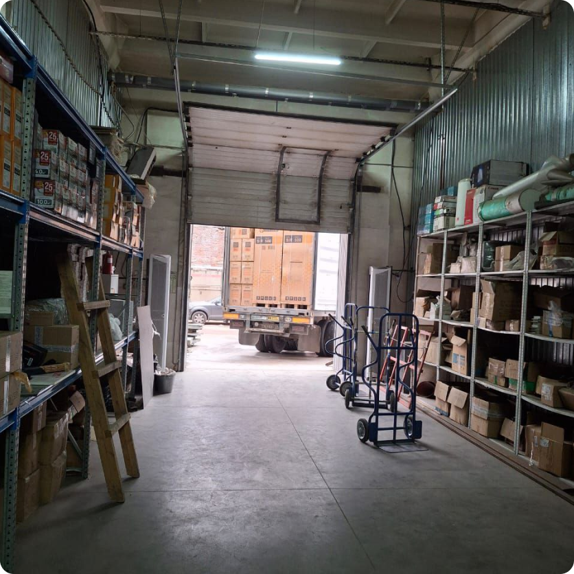 Склад с водонагревателями