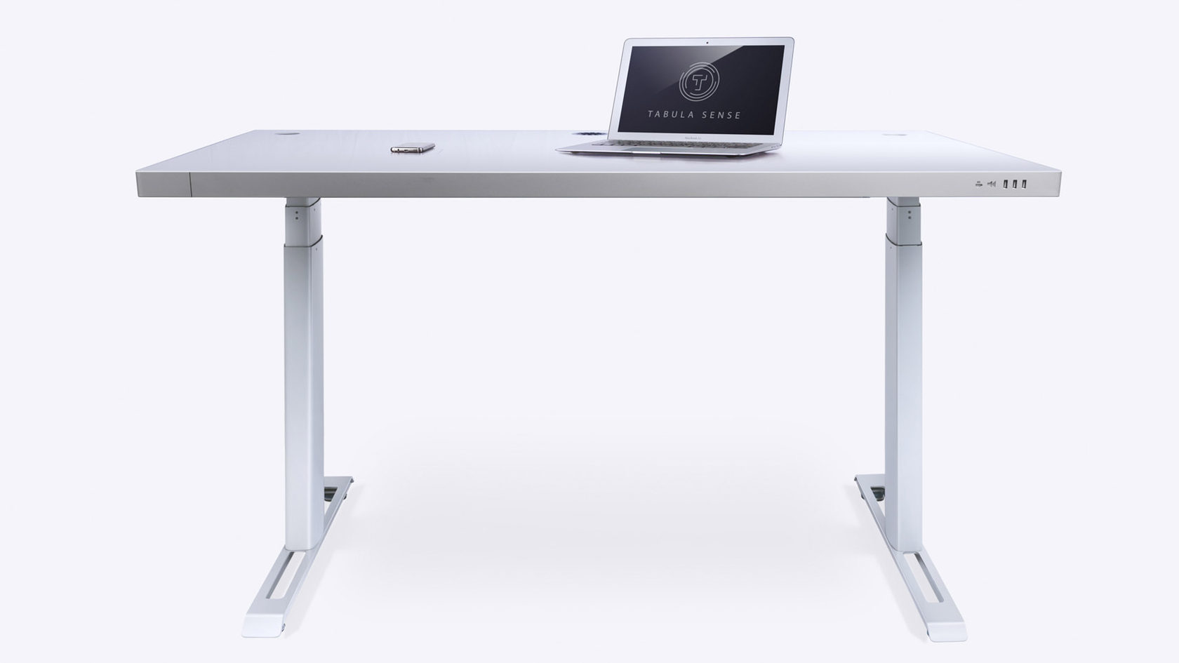 умный стол tabula sense smart desk черный белый