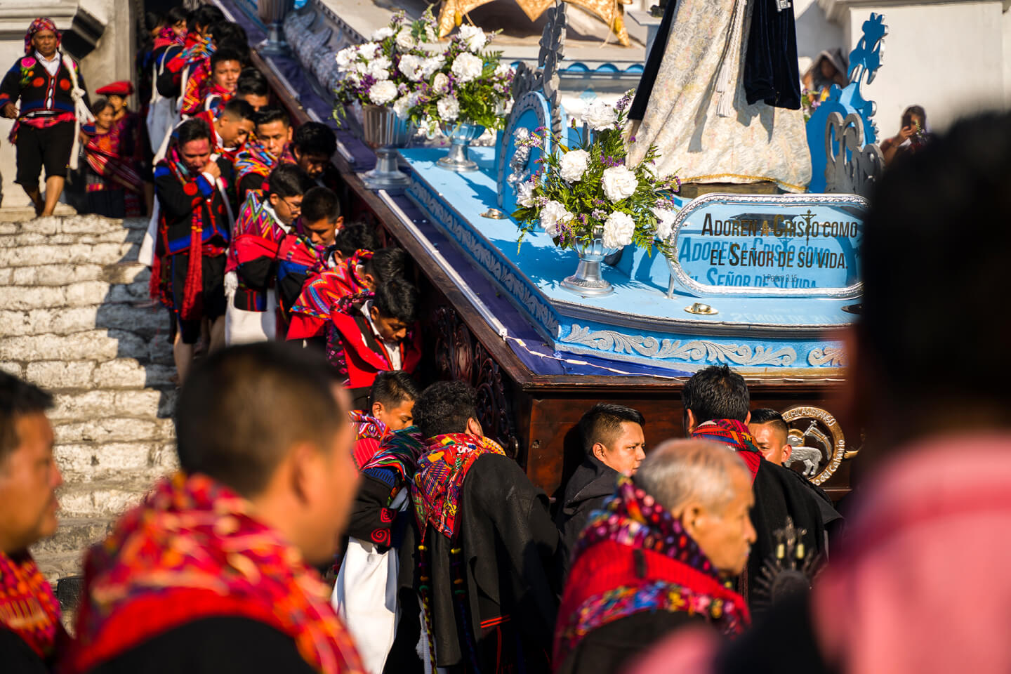 Easter week procession. Chichicastenango, Quiché Department, Kʼicheʼ tribe. 2024. JFernando Morales Photography