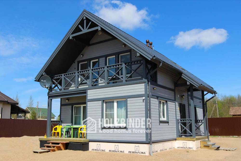 Роскошные большие окна дома #Эльба204 влюбили в этот проект многих наших заказчи