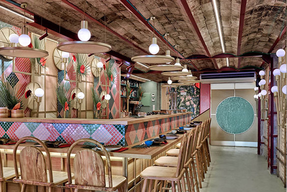 Необычный суши-бар Kaikaya фьюжн