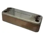 Теплообменник ГВС Ariston Uno, Beretta, Electrolux, Ferroli, Fondital, 148 мм, 18 пл., Zilmet