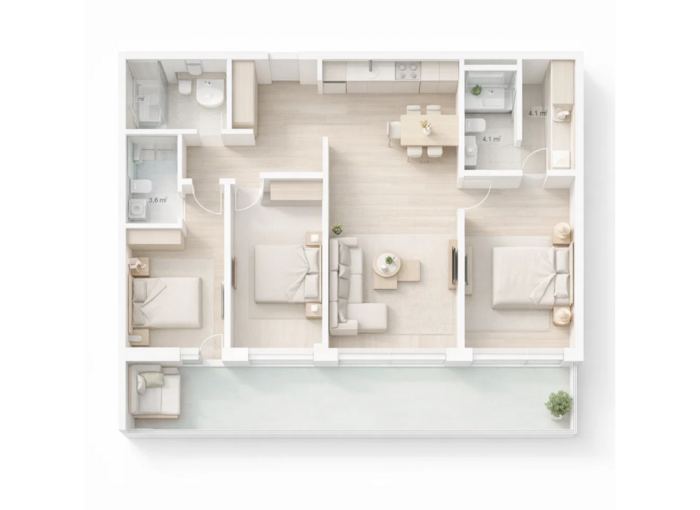 Penthouse Plan