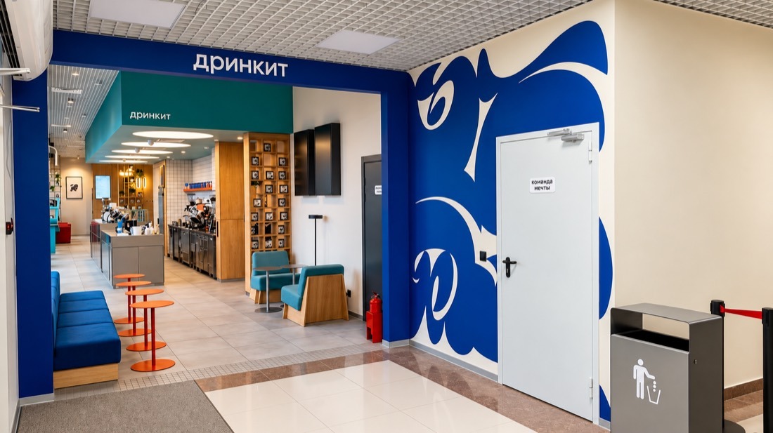 Кофехана — Интерьер брендингі