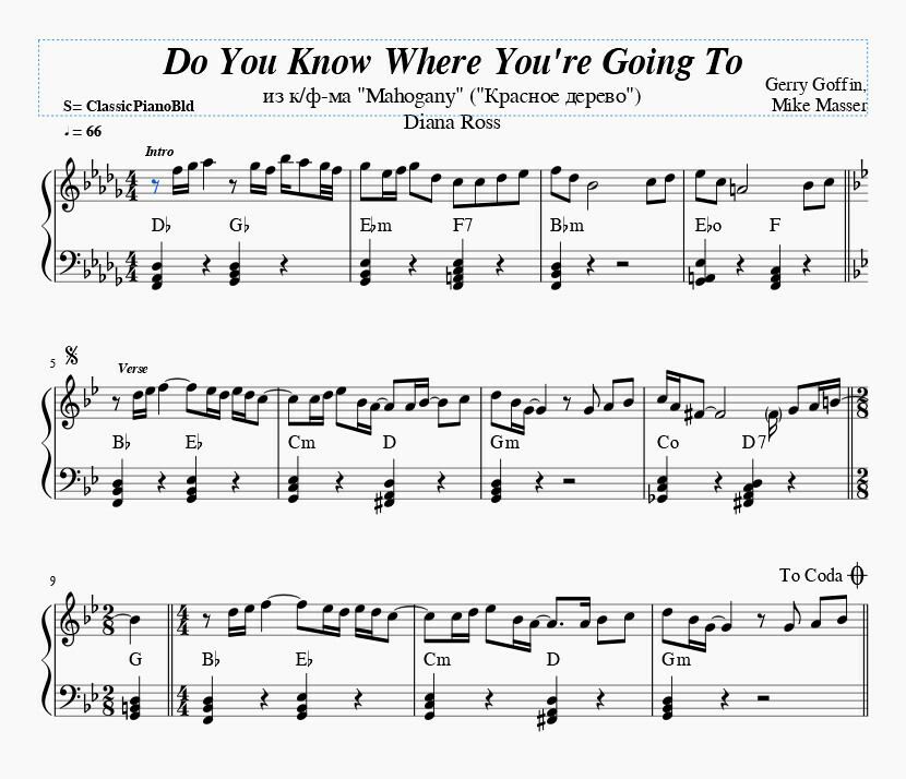 Do You Know Where You're Going To