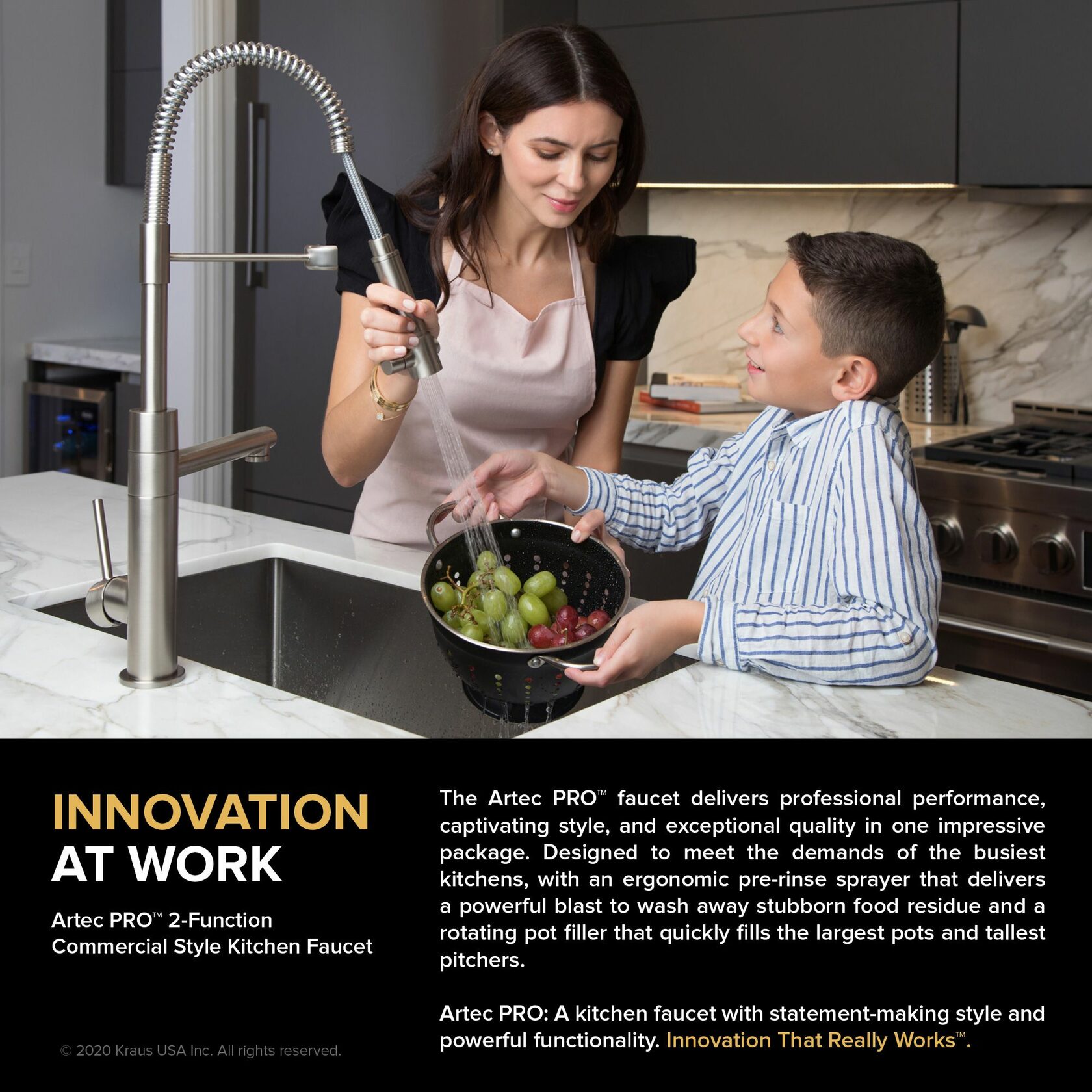 Кухонный смеситель Kraus KPF-1603SFACB - изображение 6