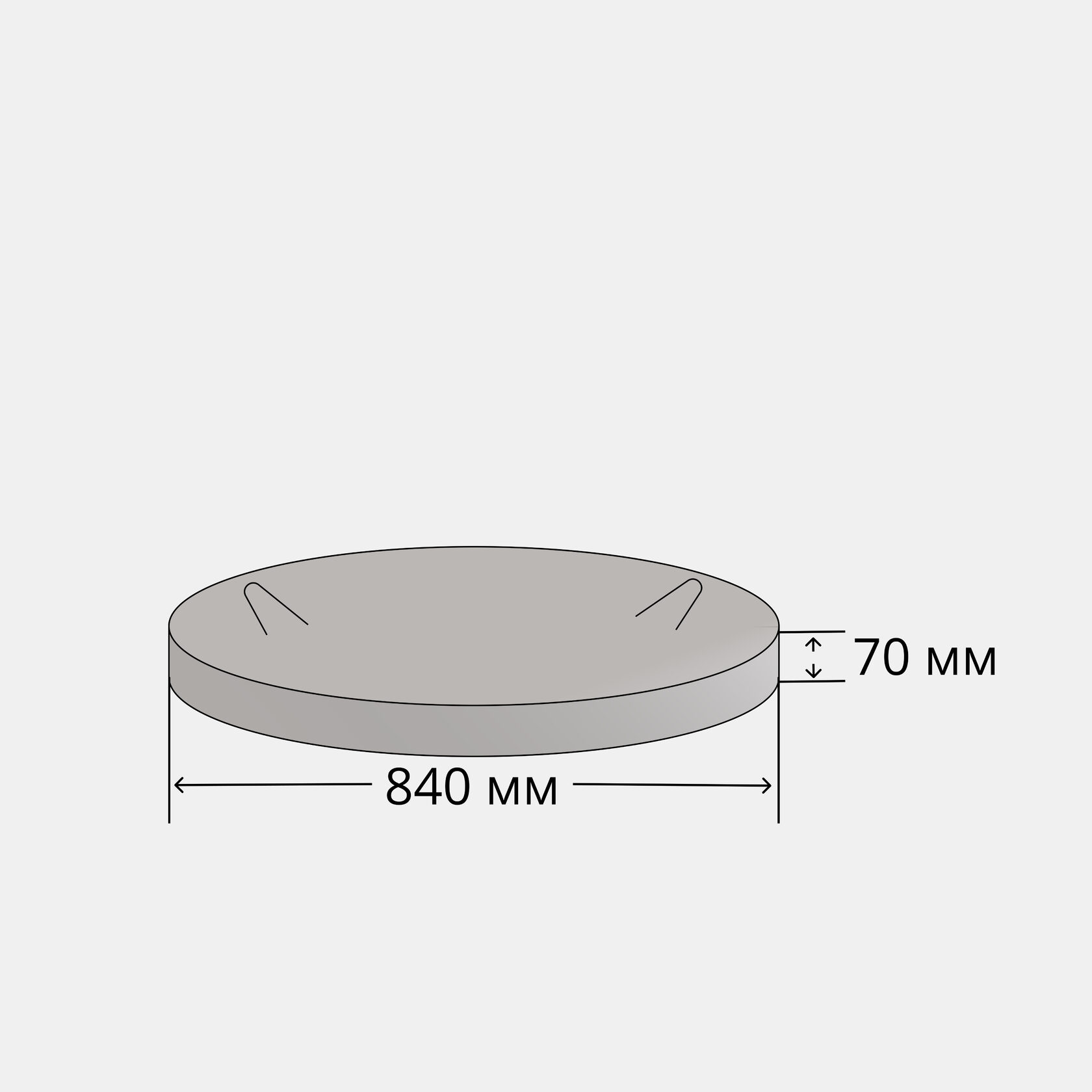 Люк железобетонный. Люк бетонный диаметр 800мм толщина 80 мм. Люк бетонный (таблетка 840х80 мм). Люк бетонный ЛБ 70. Крышка люка железобетонная кл-1.