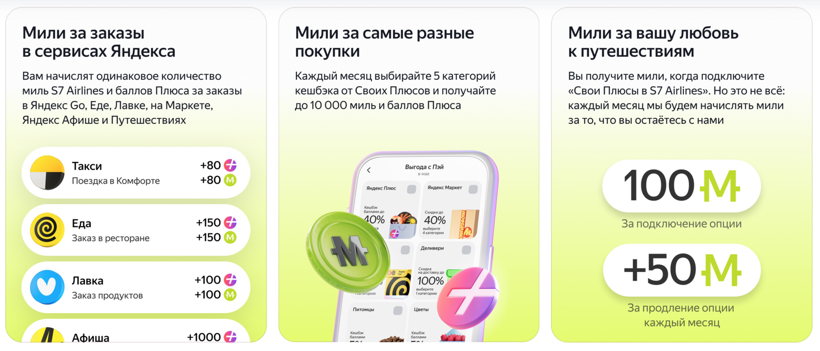 Что дает опция «Свои Плюсы в S7 Airlines»?