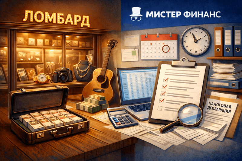 Отчетность ломбарда в Банк России, Росфинмониторинг и ФНС