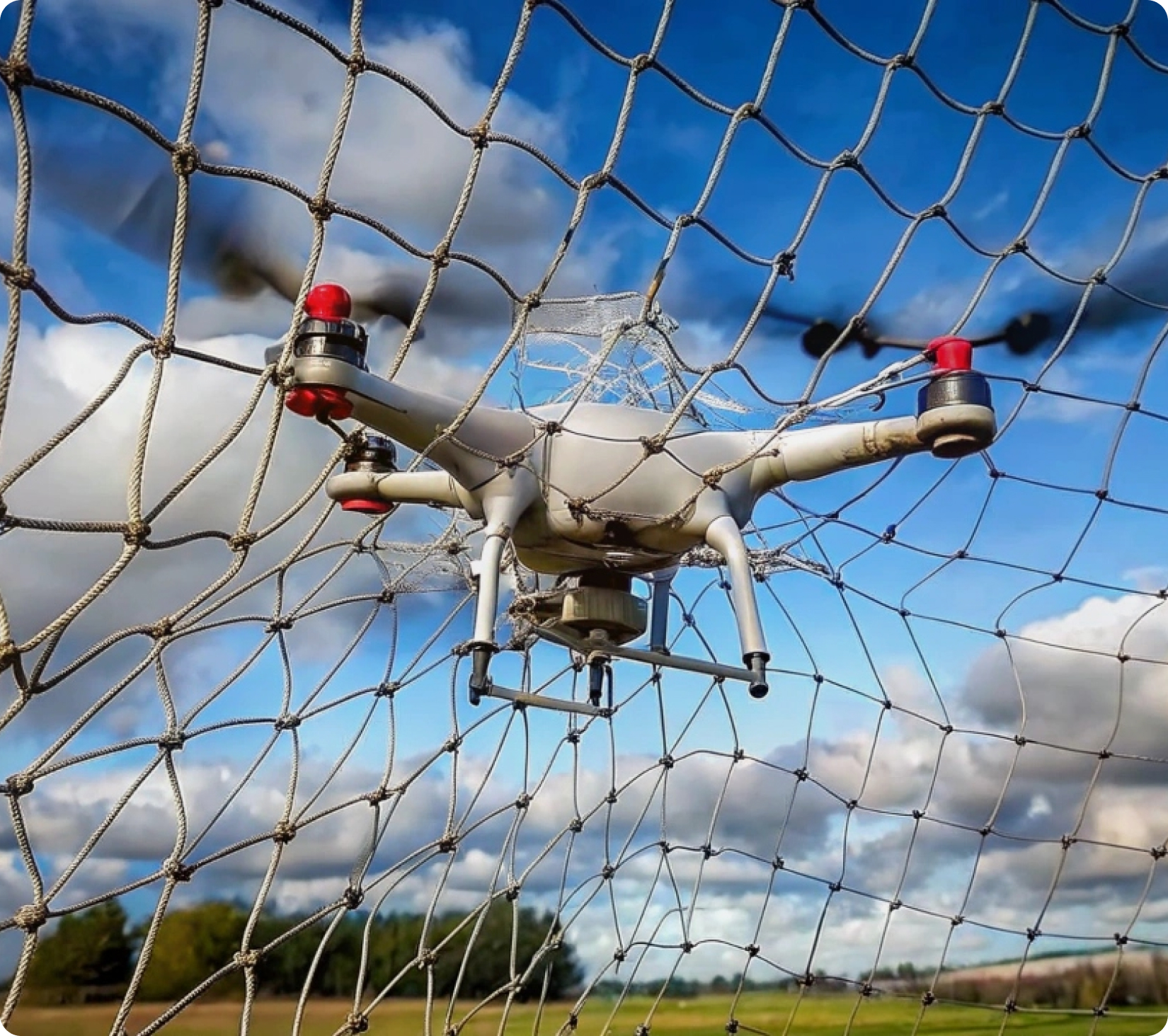 антидроновая сетка, защита от дронов и бпла