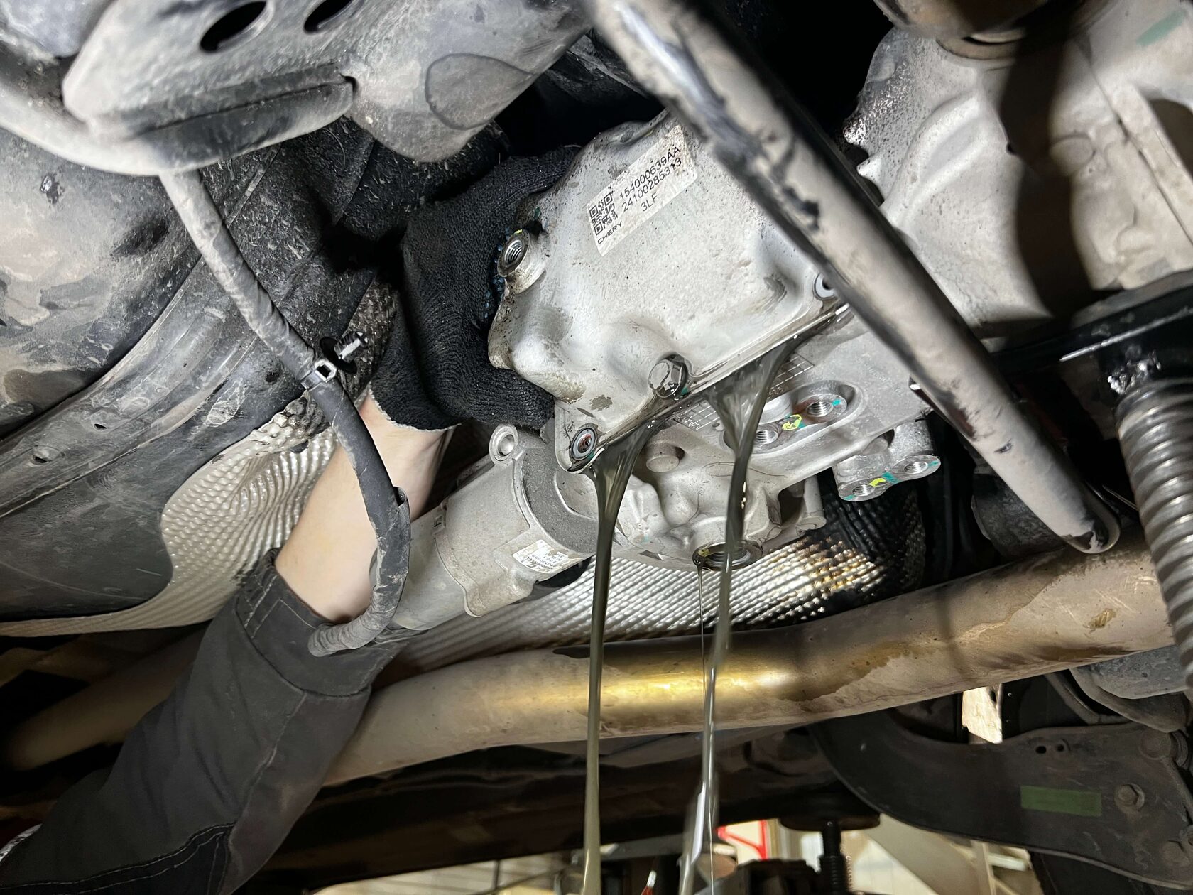 Демонтаж поддона муфты Haldex