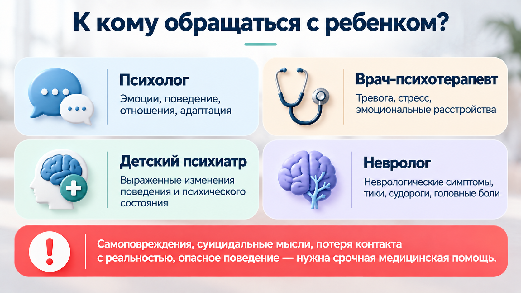 Психолог, психотерапевт и психиатр: различия в задачах специалистов