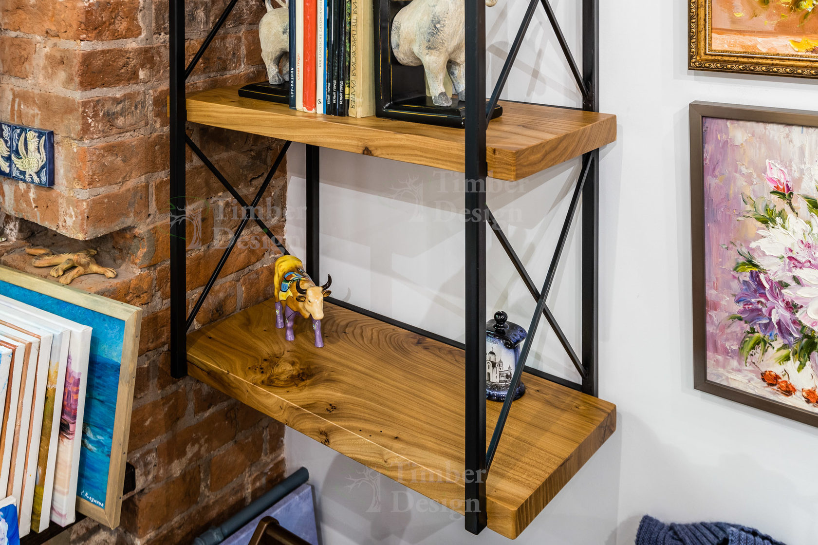 Стеллаж подвесной лофт Брестская