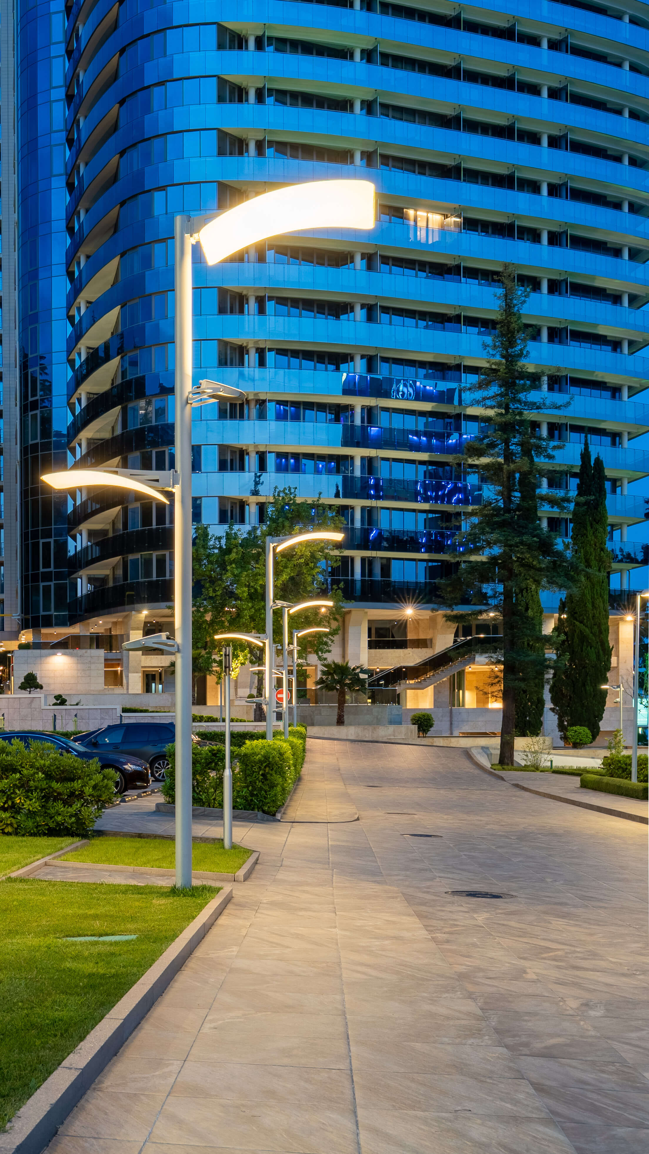 Сан-Сити Сочи — фасад комплекса на Курортном проспекте