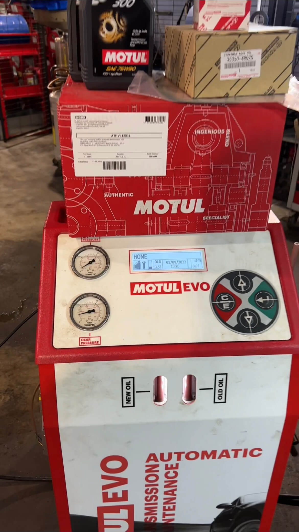 Состояние старого масла Toyota