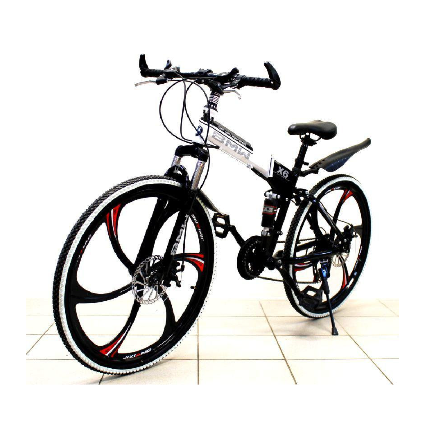 Купить велосипед в беларуси с доставкой. Велосипед BMW x6 на литых дисках. Складной велосипед БМВ на литых дисках. Велосипед на литых дисках BMW белый складной. Складной велосипед черный.