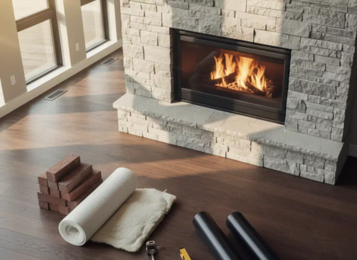 стоимость монтажа камина, смета