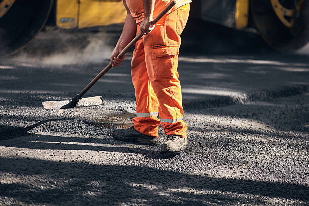 Асфалтиране с горещ асфалт