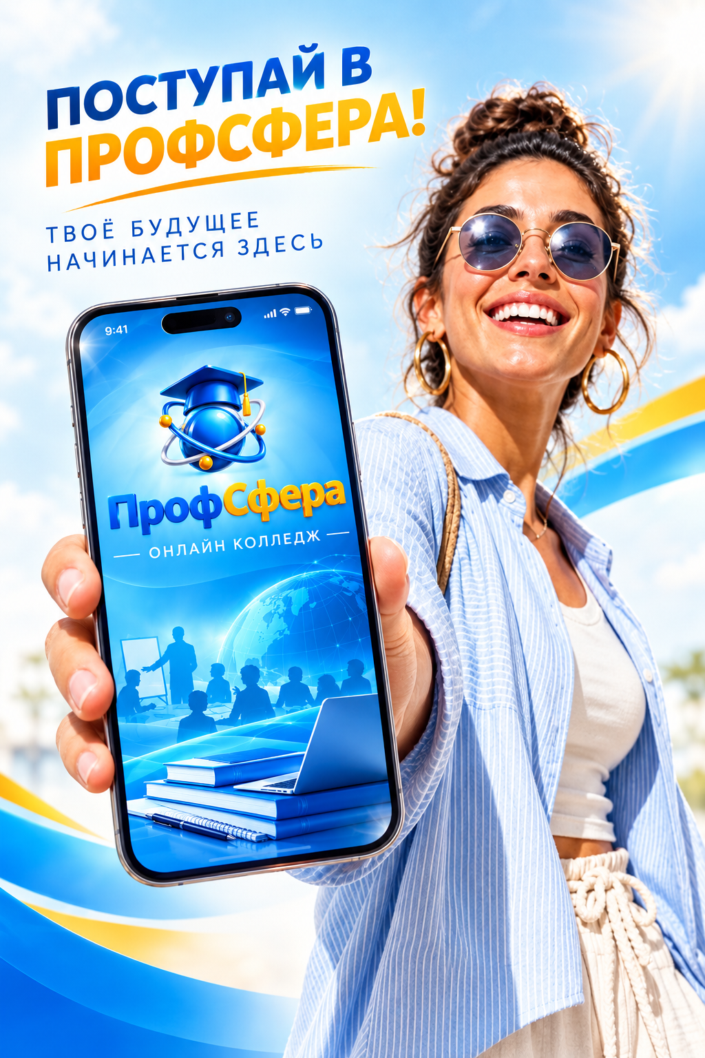 Студенты онлайн-колледжа PROFСФЕРА