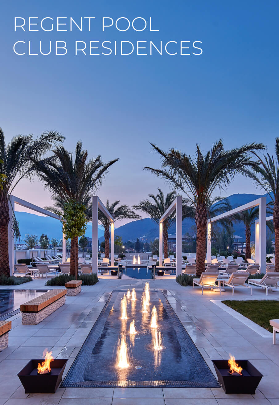 Master Plan of Porto Montenegro by Nakheel in the Bay of Kotor in Tivat