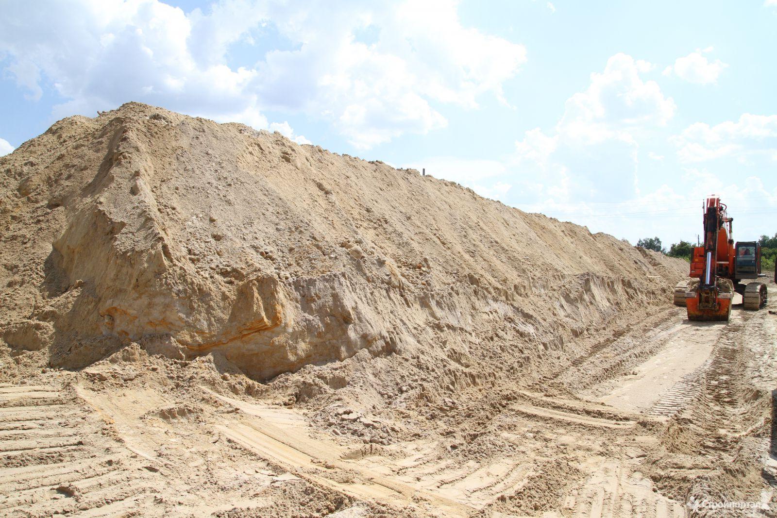 Строительные полезные ископаемые песок
