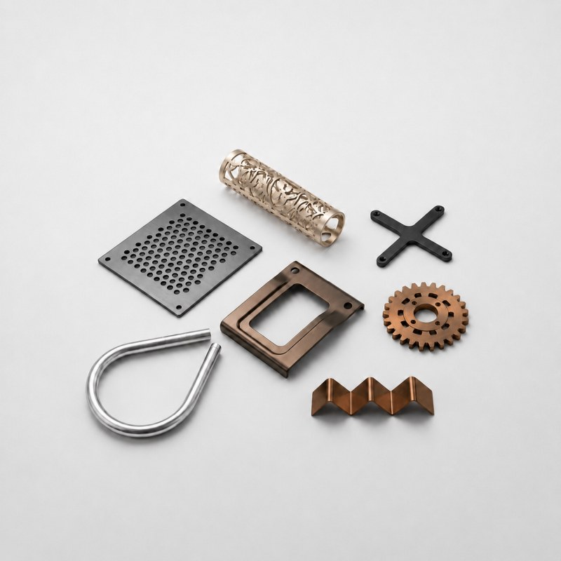 Anodized aluminum details and custom metal parts