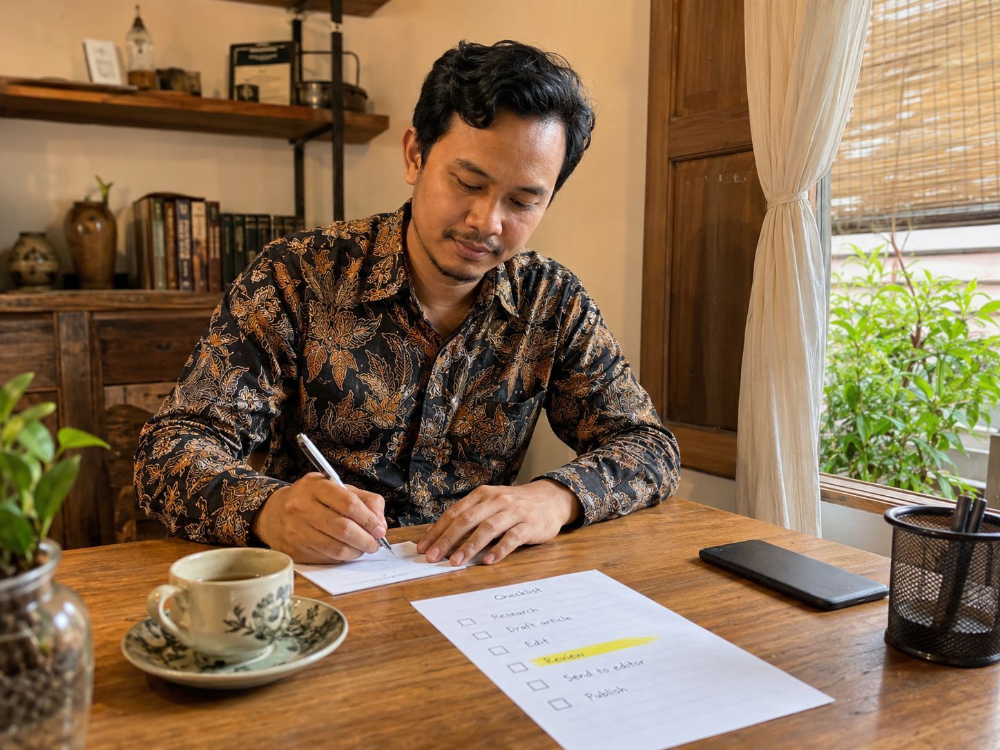 pekerja Indonesia fokus mengerjakan satu tugas tanpa distraksi