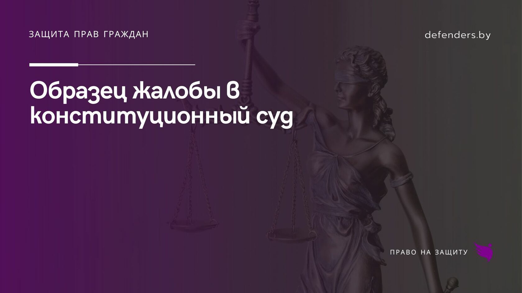 Образец жалобы в конституционный суд