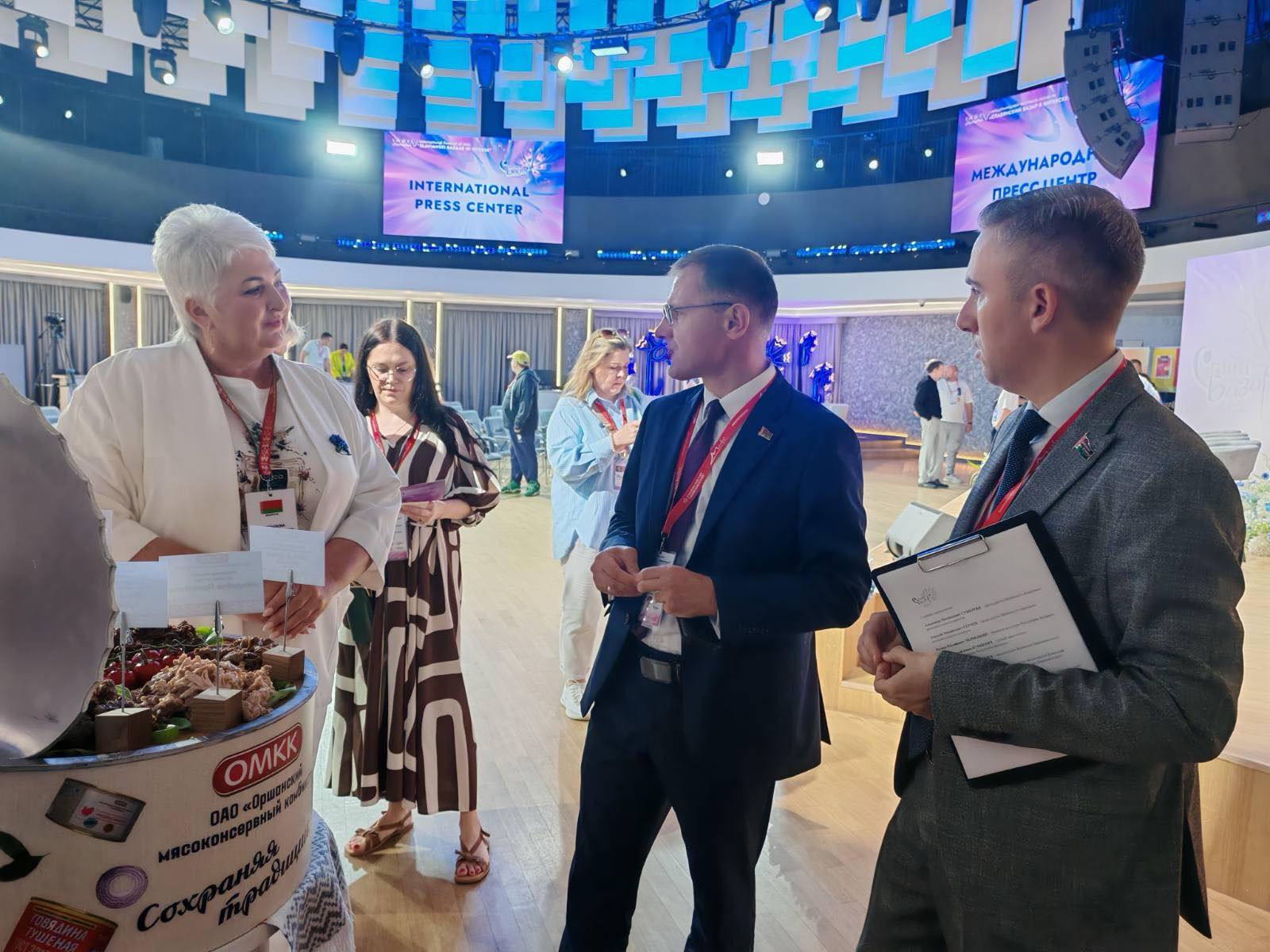ОМКК ОАО «Оршанский мясоконсервный комбинат принял участие в открытии Международного пресс-центра на XXXIV Международном фестивале искусств «Славянский базар в Витебске»