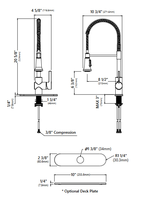 Кухонний змішувач Kraus KPF-1690SFS - изображение 4