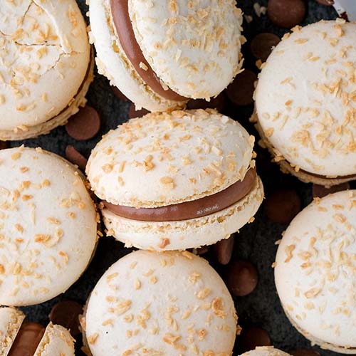 Coconut & Pineapple Macaron