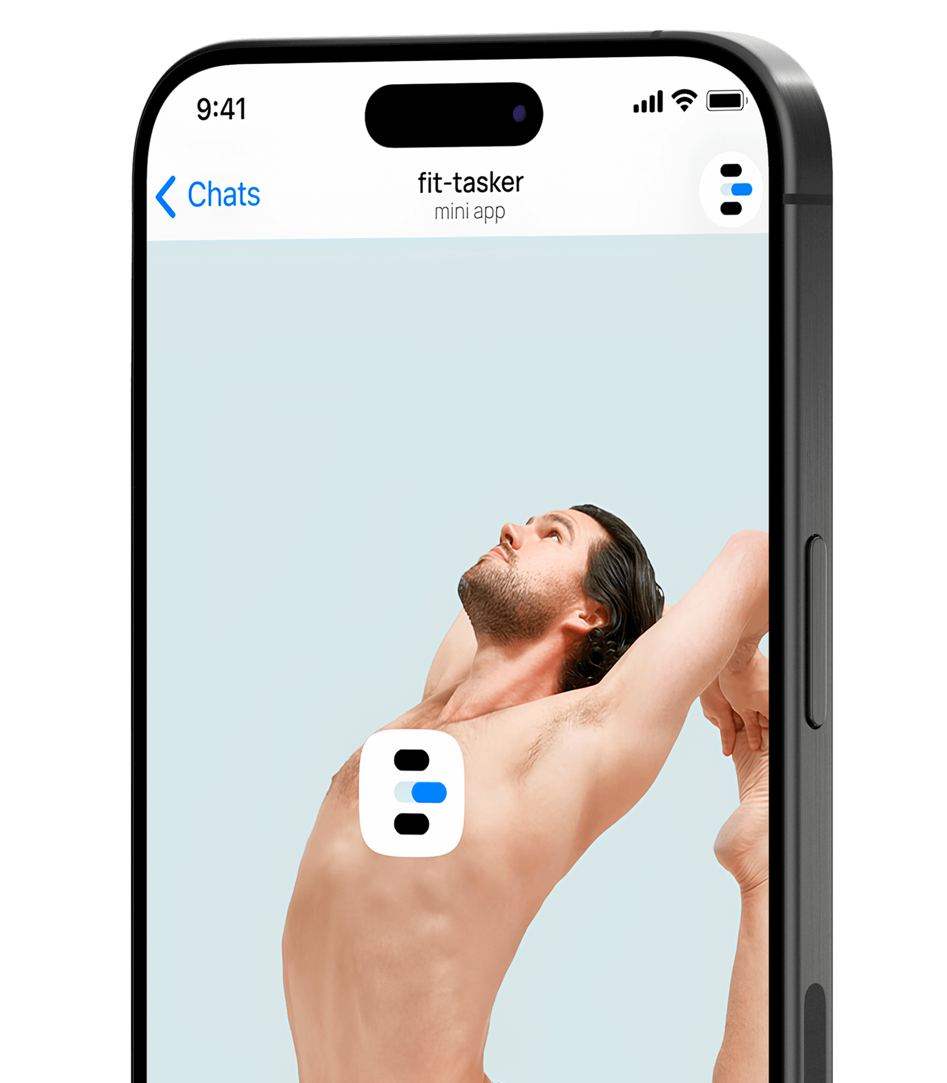 тренер предлагает клиентам бесплатную запись через приложение