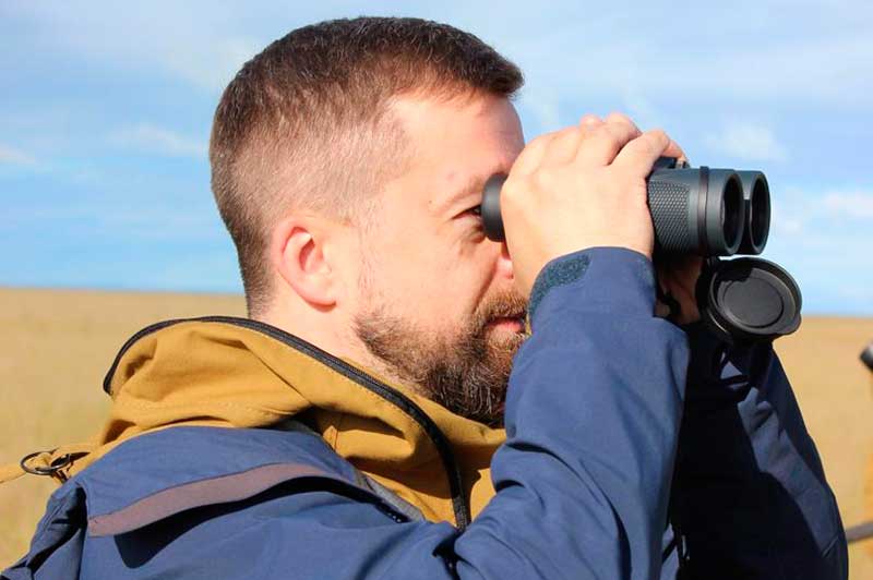 Наблюдение волонтёров за птицами в Даурском заповеднике.