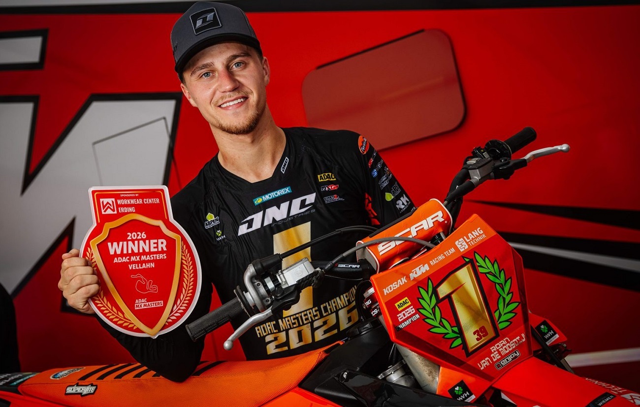 Роан ван де Моосдейк — чемпион ADAC MX Masters 2026 года