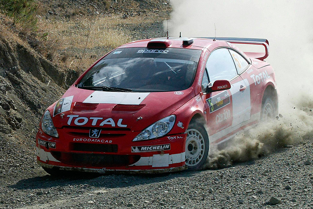 Маркус Гронхольм и Тимо Раутиайнен, Peugeot 307 WRC (468 PWL 75), ралли Кипр 2004
