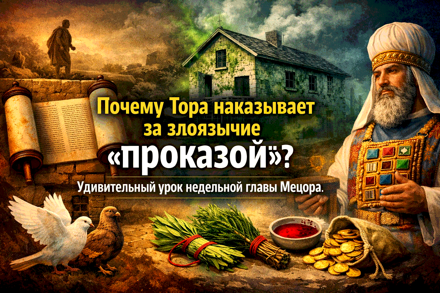 Слова, которые могут разрушить жизнь: скрытый смысл недельной главы Мецора