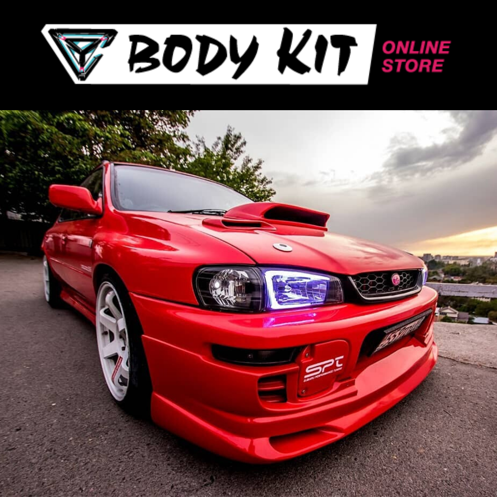 CS Style 1-Piece PU Front Bumper Lip For 2015-2021 Subaru Impreza WRX STI